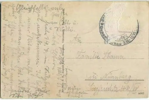 Sulzbach - Rathaus - Rosenbergerstrasse - Verlag B. H. August Zerle München