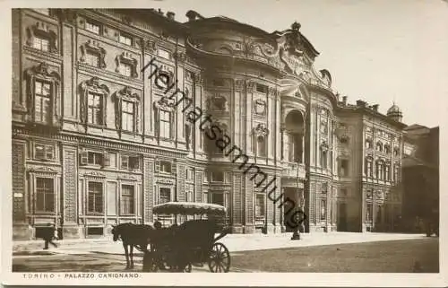 Torino - Palazzo Carignano - Foto-AK - vera Fotografia