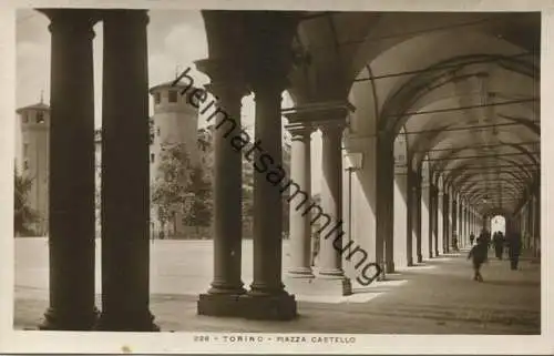 Torino - Piazza Castello - Foto-AK - vera Fotografia