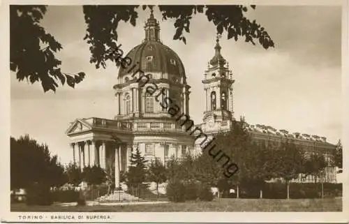 Torino - Basilica di Superga - Foto-AK - vera Fotografia