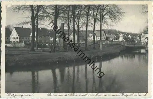 Georgensgmünd - Kriegerdenkmal - Rezat - Verlag Carl Schuh Georgensgmünd