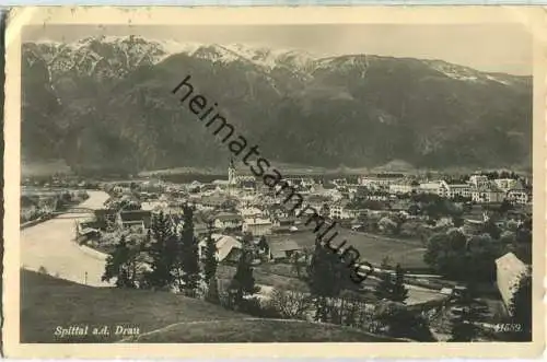 Spittal an der Drau - Gesamtansicht - Verlag Postkarten Industrie AG Wien