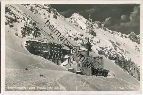 Schneefernerhaus - Zugspitzgipfel - Foto-Ansichtskarte - Verlag Hans Huber Garmisch-Partenkirchen