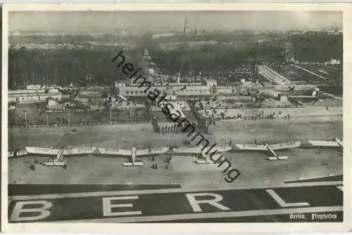 Berlin - Flughafen - Foto-Ansichtskarte