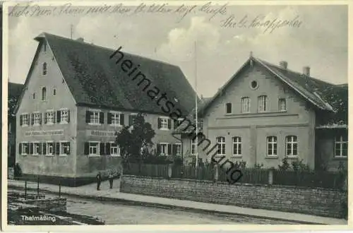 Thalmässing - Gasthaus zum Engel - Besitzer Friedrich Demelmeyer - Verlag Arthur Erdt Nürnberg