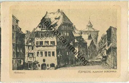 Nürnberg - Albrecht Dürerhaus - Verlag Friedrich Riegel Nürnberg