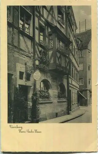 Nürnberg - Hans-Sachs-Haus - Foto-Ansichtskarte