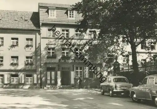 Berlin - Gaststätte zur letzten Instanz - Foto-AK Grossformat 60er Jahre - Verlag H. Sander Berlin - Rückseite beschrieb