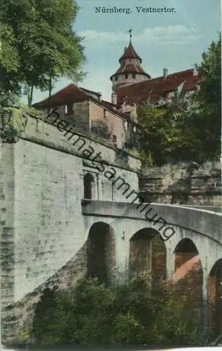 Nürnberg - Vestnertor - Hauteingang zur Burg