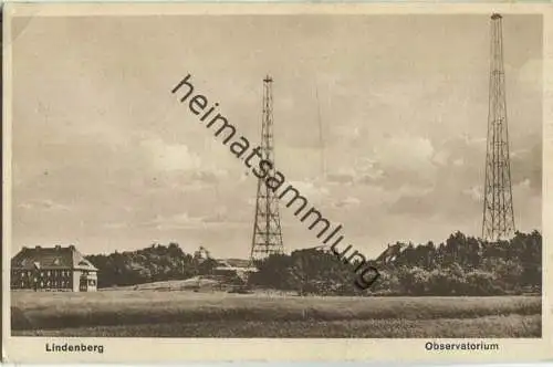 Tauche - Lindenberg - Observatorium - Verlag W. Meyerheim Berlin - Bahnpost