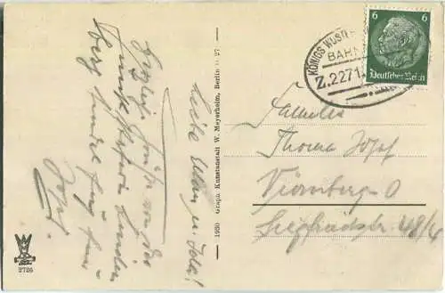 Tauche - Lindenberg - Observatorium - Verlag W. Meyerheim Berlin - Bahnpost