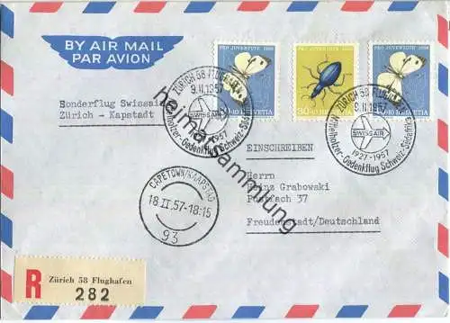 Swissair - Sonderflug - Zürich-Kapstadt 1957