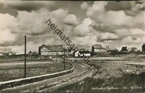 Baltrum - Das Westdorf - Foto-AK - Verlag Bruno Stadtlander Nordseebad Baltrum