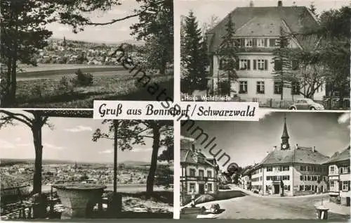 Bonndorf - Haus Waldfriede - Foto-AK - Verlag Ruwo Bonndorf