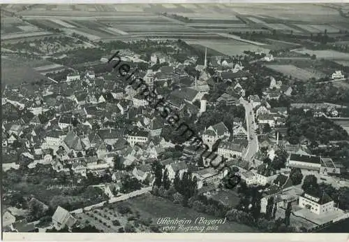 Uffenheim - Fliegeraufnahme - Verlag A. Weber & Co Stuttgart