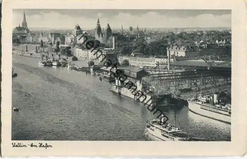 Szczecin - Stettin - Hafen - Verlag Schöning & Co Lübeck