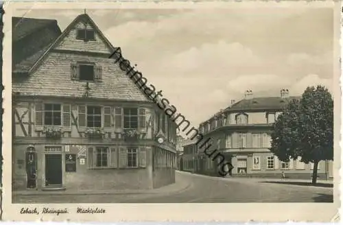 Erbach - Marktplatz - Foto-AK - Verlag Franckh Stuttgart