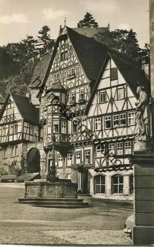 Miltenberg - Brunnen - Foto-AK 60er Jahre - Verlag Photo-Müller Miltenberg