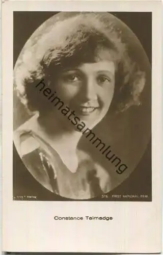 Constance Talmadge - Verlag Iris / Amag Albrecht & Meister AG Berlin Nr. 376