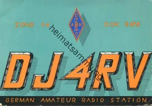 QSL - Funkkarte - DJ4RV - Pattscheid - 1959