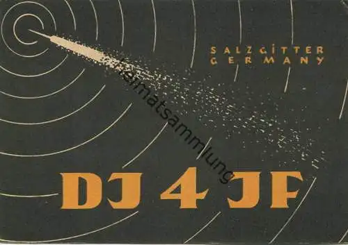 QSL - Funkkarte - DJ4JF - Salzgitter - 1958
