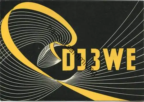 QSL - Funkkarte - DJ3WE - Bielefeld - 1958