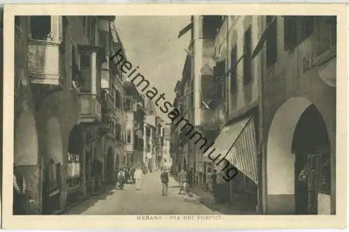 Merano - Via dei Portici - Verlag Leo Baehrendt Merano 1932