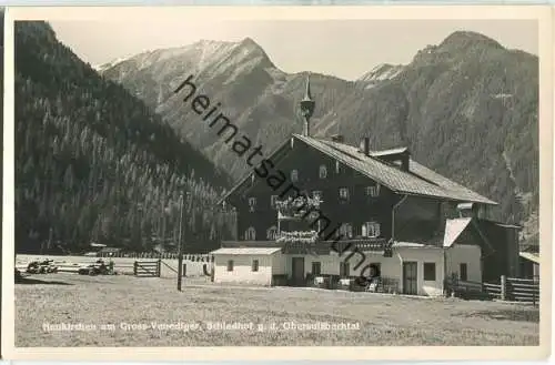 Neukirchen am Großvenediger - Schledhof gegen das Obersulzbachtal - Foto-Ansichtskarte - Verlag C. Jurischek Salzburg