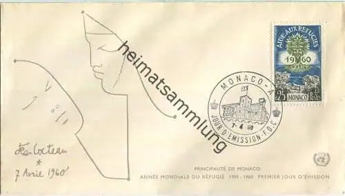 FDC - Monaco - Aide aux Refugies