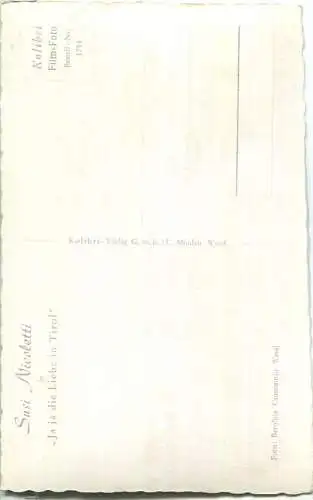 Susi Nicoletti - Autogramm - Verlag Kolibri Minden