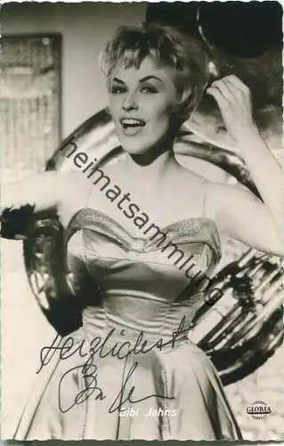 Bibi Johns - Autogramm - Verlag Kolibri Minden