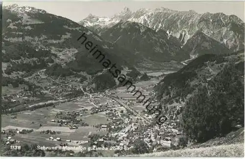 Schruns im Montafon - Foto-Ansichtskarte - Verlag Photo Risch-Lau Bregenz