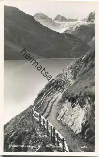 Vermuntstausee - Foto-Ansichtskarte - Verlag Rudolf Mathis Landeck