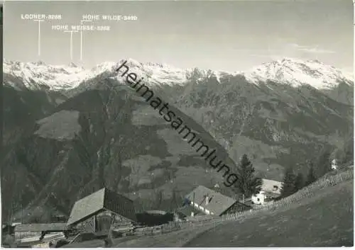 Schönna - Albergo Gasthaus Taser - Besitzer Fam. Gamper - Foto-AK Grossformat - Verlag Ghedina Cortina