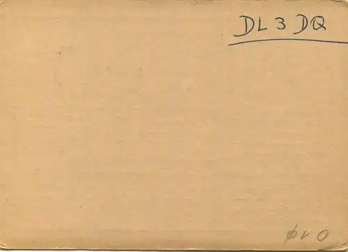 QSL - Funkkarte - DJ3DQ - Hamm-Heesen - 1958