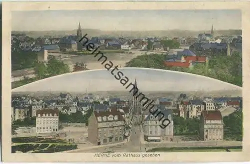 Herne - vom Rathaus gesehen - Verlag Cramers Kunstanstalt Dortmund