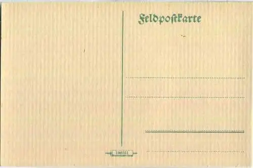 Loivre - Kirche - Feldpostkarte - signiert Uffz. Schittenhelm 1915