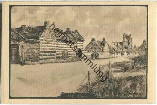 Loos bei Lens - Feldpostkarte - signiert Uffz. Schittenhelm 1915