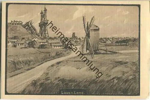 Loos bei Lens - Feldpostkarte - signiert Uffz. Schittenhelm 1915