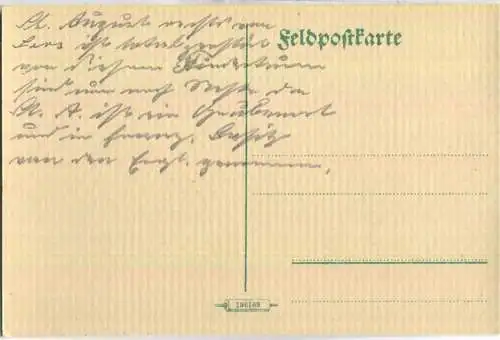 Lens - St. Auguste - Blick vom Förderturm - Feldpostkarte - signiert Uffz. Schittenhelm 1915