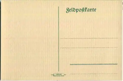 Gourcy - Zum Jägergraben - Feldpostkarte - signiert A. Reffel