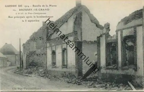 Broussy-le-Grande - Rue principal