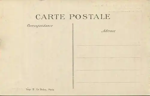 Guerre de 1914 - Route de Fere-Champenoise - Poste des G. V. C.
