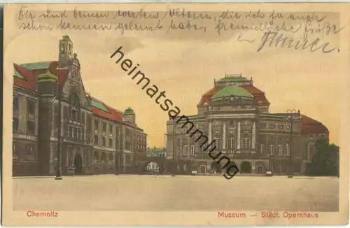 Chemnitz - Museum - Opernhaus - Verlag Bruno Brückner Chemnitz