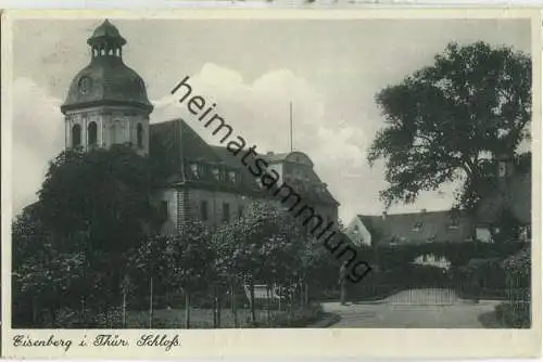 Eisenberg in Thüringen - Schloss - Verlag C. Richter Leipzig