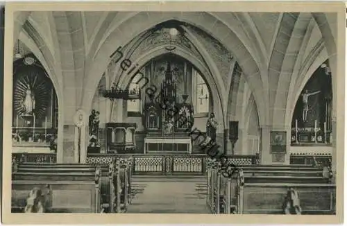 Hülfensberg bei Geismar - Inneres der Wallfahrtskirche - Foto-AK - Verlag Hardegen Lengenfeld