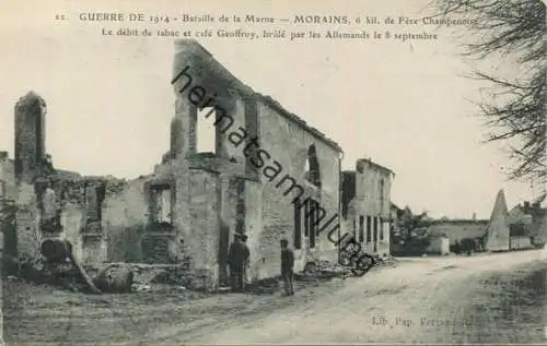 Morains - Le debit de tabac et cafe Geoffry