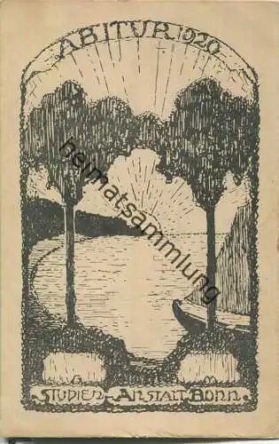 Bonn - Abitur 1920 - Studienanstalt