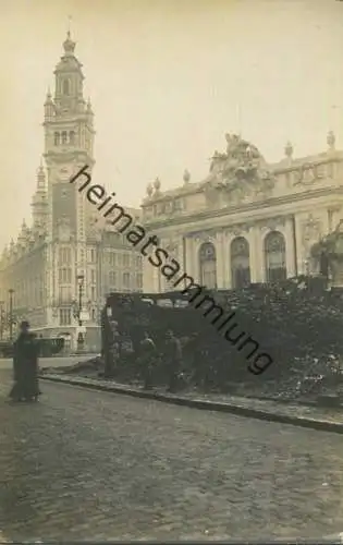 Lille - Börse uns Theater - Foto-AK ca. 1915