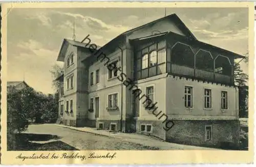 Augustusbad - Radeberg - Luisenhof - Foto-AK - Verlag Otto Schulze Augustusbad